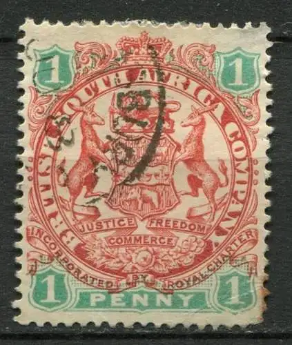 Britische Südafrika - Gesellschaft Nr.26 II         O  used       (005)