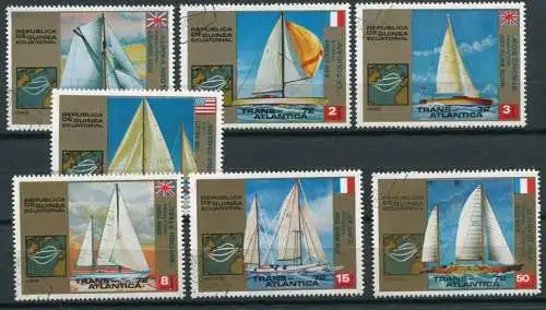 (012) Äquatorial - Guinea Nr.200/6          O  gestempelt / Transatlantik-Segelregatta