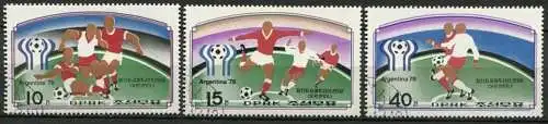 (026) Nordasien Nr.1676/8 komplett         O  gestempelt / Fußball WM 1978