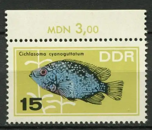 DDR  Nr.1223 Rand             **  mint             (23548) ( Jahr 1966 )