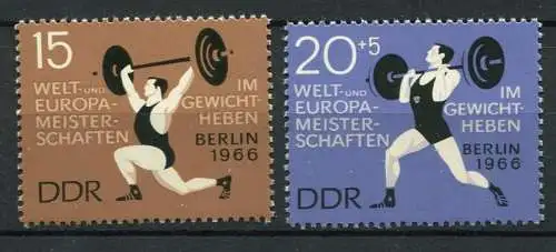 DDR  Nr.1210/1              **  mint             (23545) ( Jahr 1966 )
