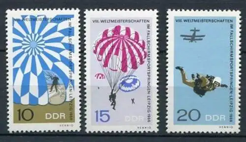 DDR  Nr.1193/5              **  mint             (23540) ( Jahr 1966 )