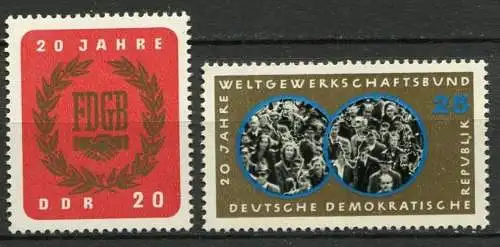 DDR  Nr.1115/6              **  mint             (23517) ( Jahr 1965 )