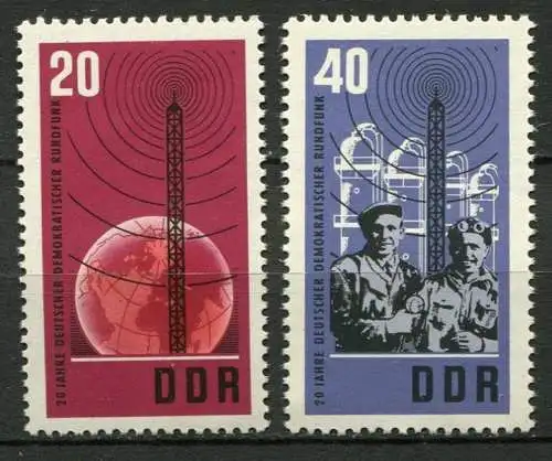 DDR  Nr.1111/2             **  mint             (23515) ( Jahr 1965 )
