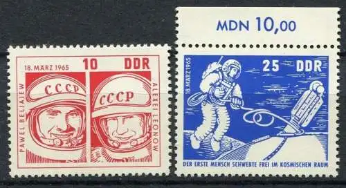 DDR  Nr.1098/9 Rand             **  mint             (23512) ( Jahr 1965 )