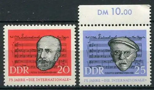 DDR  Nr.966/7         **  mint             (23474) ( Jahr 1963 )