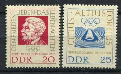 DDR  Nr.939/40         **  mint             (23464) ( Jahr 1963 )