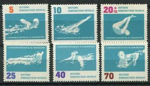 DDR  Nr.907/12         **  mint             (23459) ( Jahr 1962 )