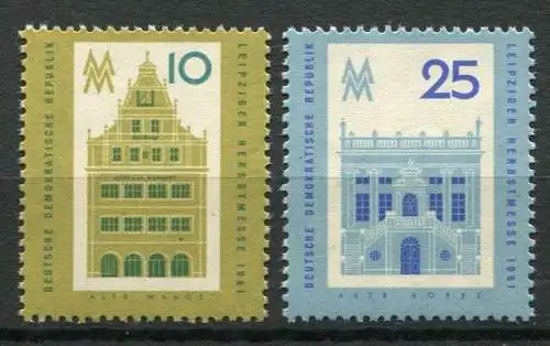 DDR  Nr.843/4         **  mint             (23439) ( Jahr 1961 )