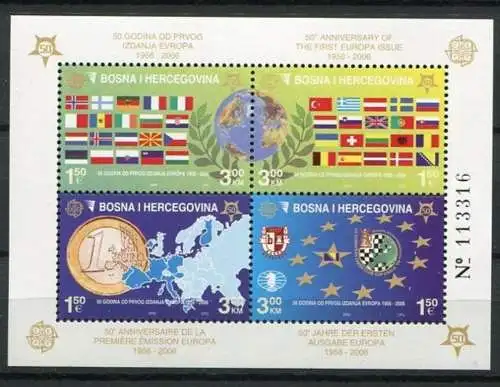 (009) Bosnien und Herzegowina Block 27 A        **  postfrisch Europa