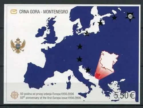 Montenegro Block Nr.3        **  MNH               (255) Europa