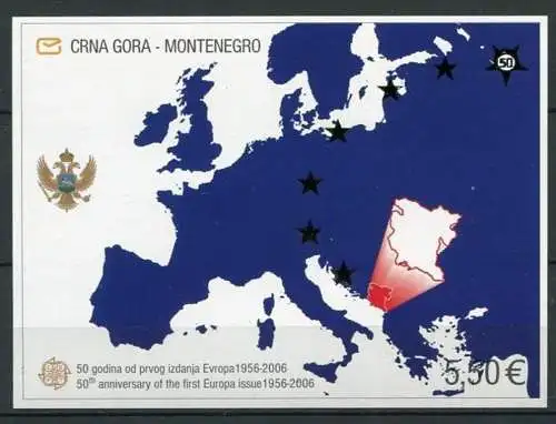 Montenegro Block Nr.3        **  MNH               (251) Europa