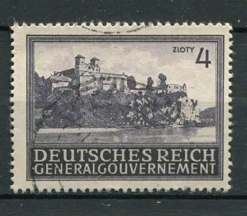 (047) Deutsches Reich Generalgouvernement Nr.114       O  gestempelt