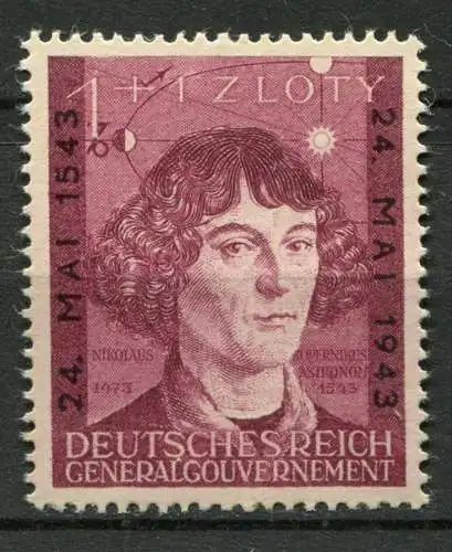 Deutsches Reich Generalgouvernement Nr.104       **  MNH        (043)