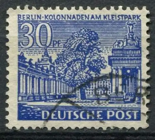 Berlin West Nr.51 PF I     O     used   (2080) offener Puttenkorb unter PAR von KLEISTPARK