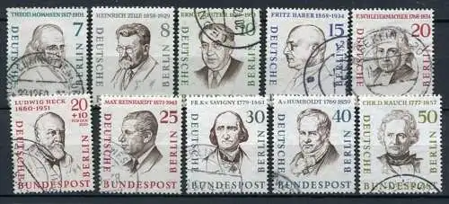 (2037) Berlin West Nr.163/72        O  gestempelt