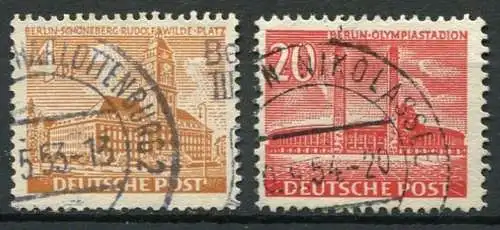 (1947) Berlin West Nr.112/3        O  gestempelt