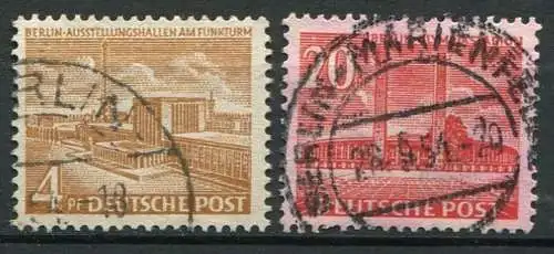 Berlin West Nr.112/3        O  used        (1946)