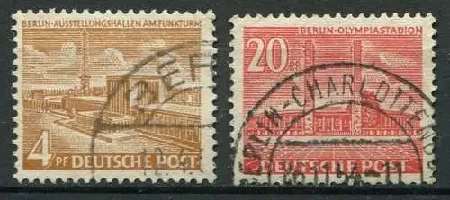 (1945) Berlin West Nr.112/3        O  gestempelt