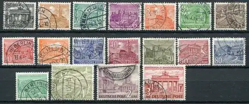 (1915) Berlin West Nr.42/59        O  gestempelt