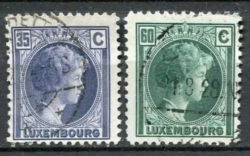 Luxemburg Nr.205/6               O  used                   (455)