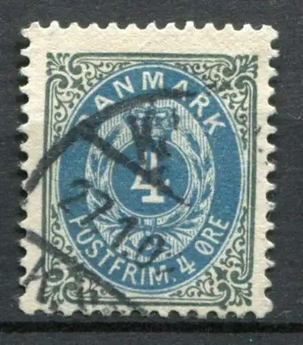 (716) Dänemark Nr.23 II Y B        O  gestempelt