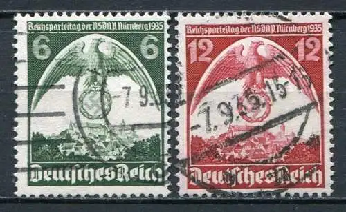 Deutsches Reich Nr.586/7         O  used         (3711)
