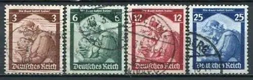 (3707) Deutsches Reich Nr.565/8         O  gestempelt