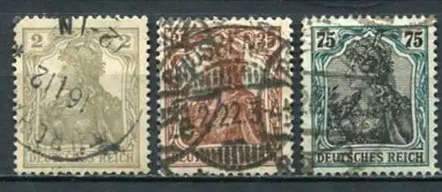 (3647) Deutsches Reich Nr.102/4           O  gestempelt