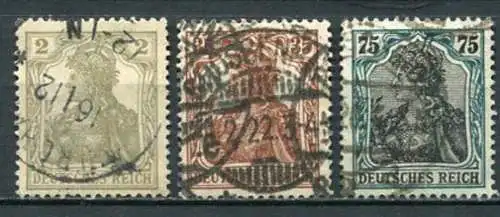Deutsches Reich Nr.102/4           O  used                 (3647)