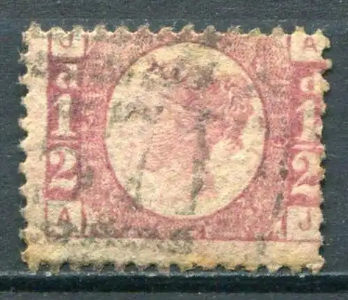 Great Britain Nr.36 Platte:19     (A-J)      O  used      (1281)