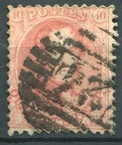 Belgien Nr.13 B         O  used        (1191)