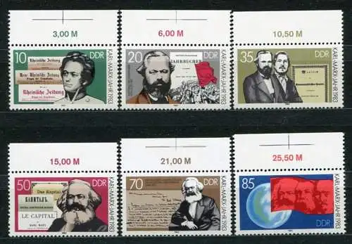 (19816) DDR Nr.2783/8           **  postfrisch  Rand