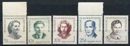 DDR  Nr.881/5         **  mint             (23364) ( Jahr 1962 )