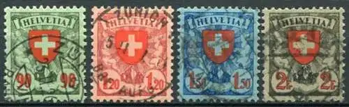 (1662) Schweiz Nr.194/7        O   gestempelt