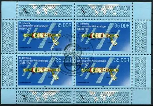 DDR Nr.3192, KB          O  used       (23397) ( Jahr: 1988 )