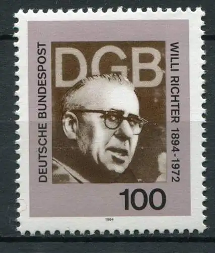BRD Nr.1753             **  mint         (1968) (Jahr:1994)