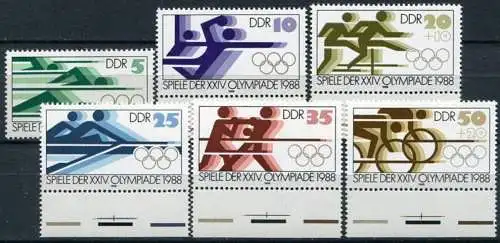 (23394) DDR Nr.3183/8     **  postfrisch