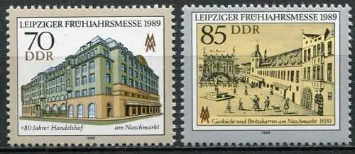 DDR Nr.3235/6     ** mint   (23391)  (Jahr:1989)