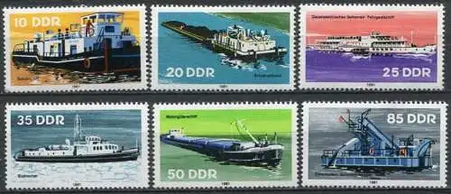 DDR Nr.2651/6                **  mint (MNH)      (23383)   ( Jahr:1981 )