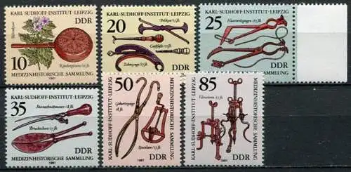 DDR Nr.2640/5            **  mint       (23382) ( Jahr: 1981 )