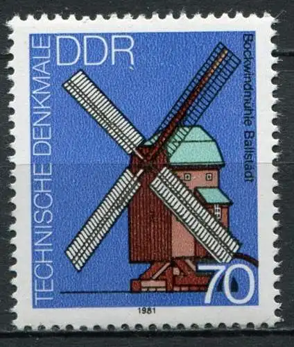 DDR Nr.2660              **  mint      (23377)   ( Jahr:1981 )