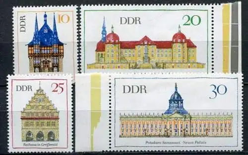 DDR Nr.1379/82              **  mint      (23370)   ( Jahr:1968 )