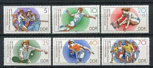 DDR Nr.3111/6     ** mint   (20902)  (Jahr:1987)
