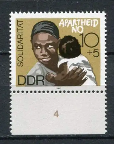 DDR Nr.3105       **  mint      (20900) ( Jahr: 1987 ) Rand