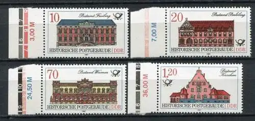 DDR Nr.3067/70        **  mint      (20886) ( Jahr: 1987 ) Rand