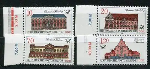 (20125) DDR Nr.3067/70        **  postfrisch  Rand