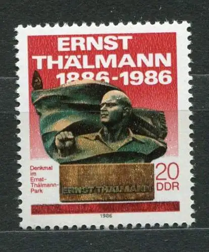 DDR Nr.3014         **  mint      (20866) ( Jahr: 1986 )