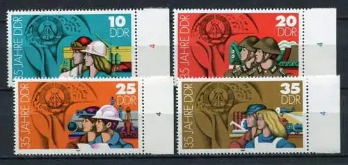 DDR Nr.2898/2901          **  mint      (20827) ( Jahr: 1984 ) Rand