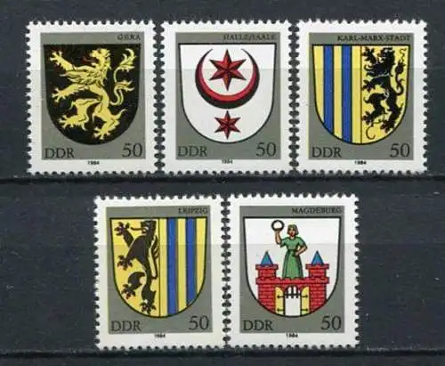 (20811) DDR Nr.2857/60           **  postfrisch